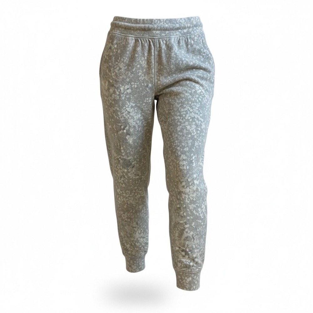 Lululemon Performance Joggers Womens Small Grey White Athletic Pants